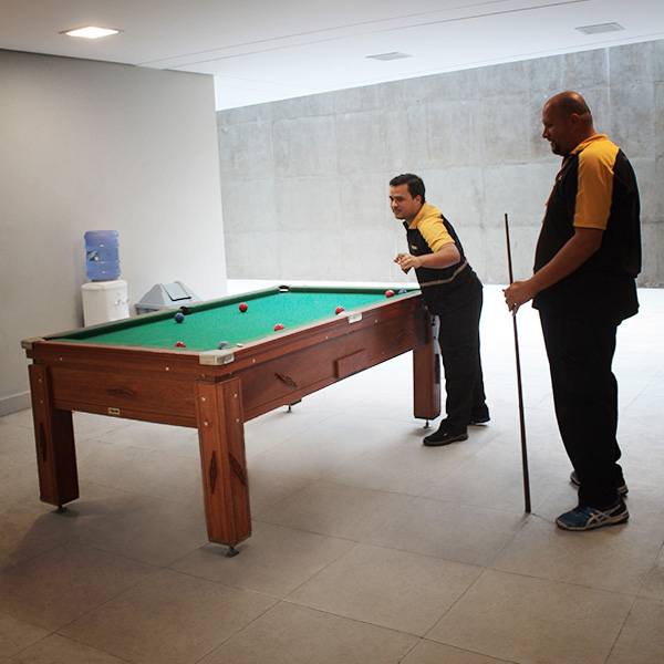 Games room dedicated to staff